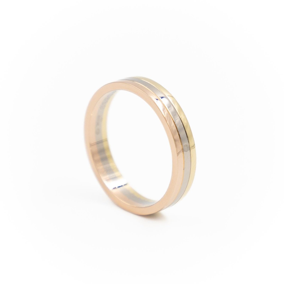 Bague Alliance CARTIER "Trinity" en or jaune - Castafiore