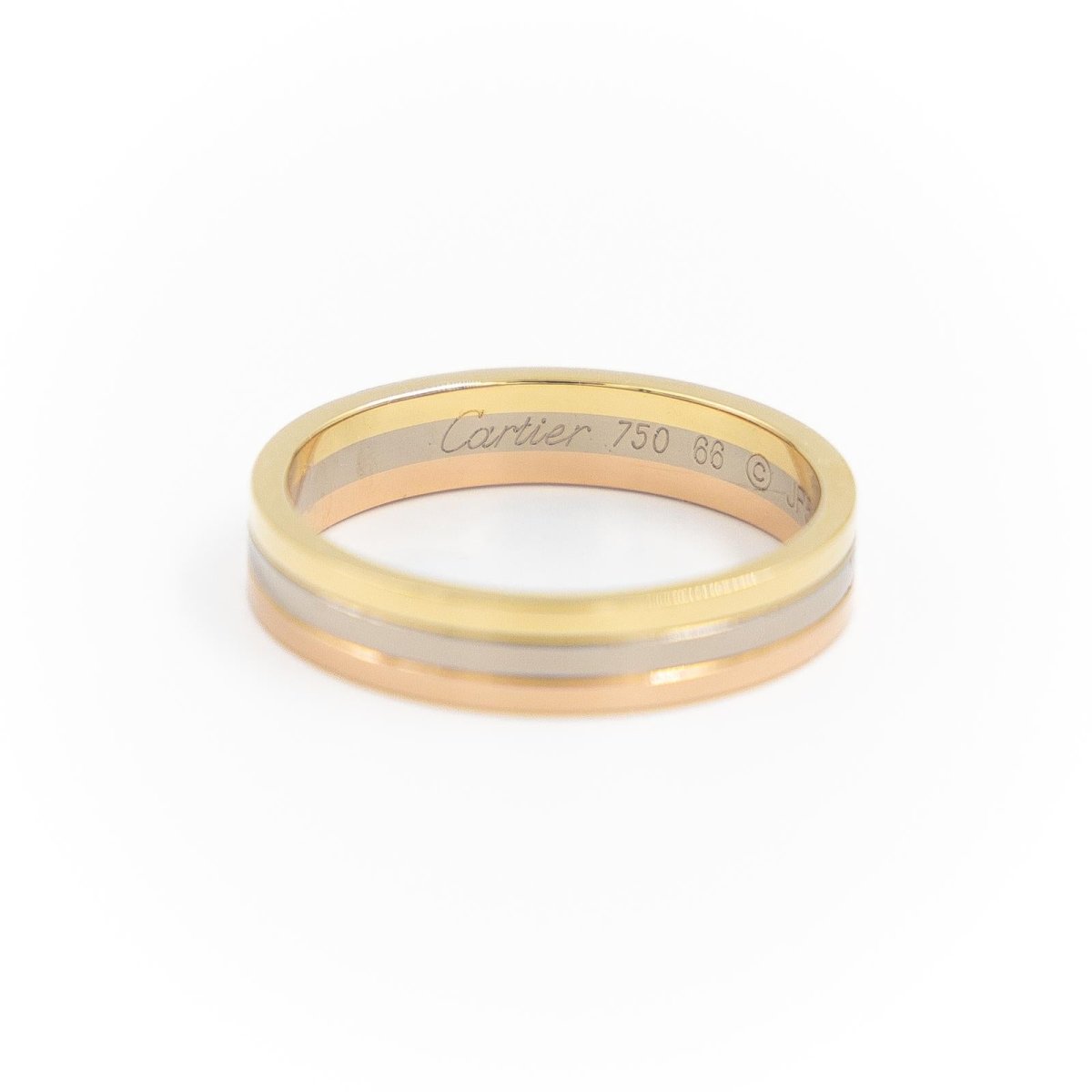 Bague Alliance CARTIER "Trinity" en or jaune - Castafiore
