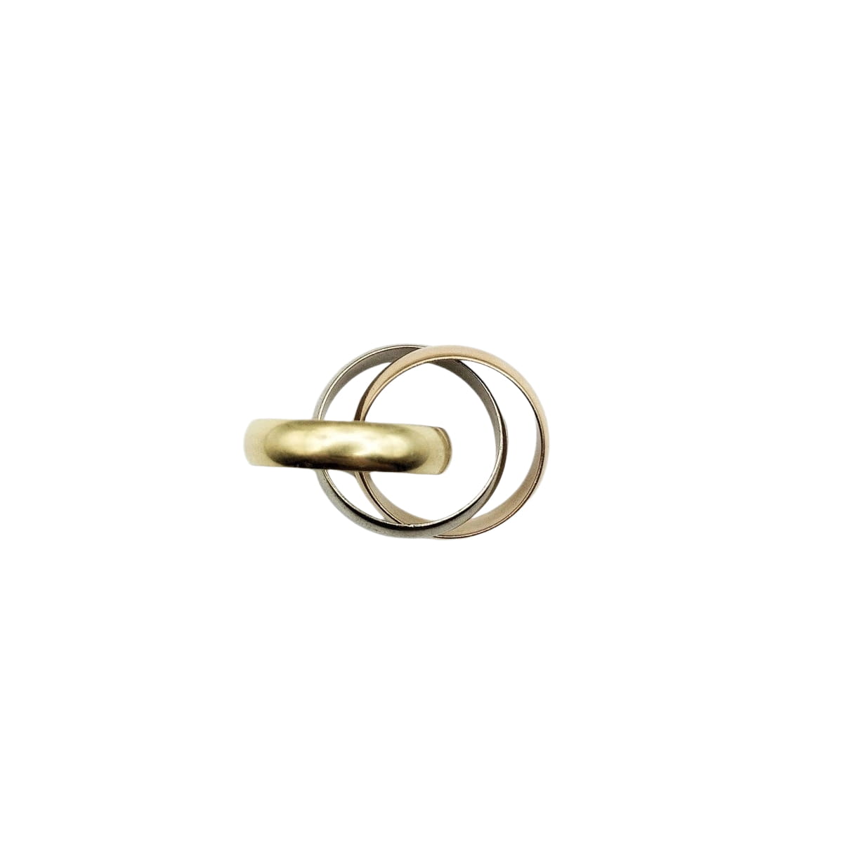 Bague Alliance CARTIER "Trinity" en trois ors - Castafiore
