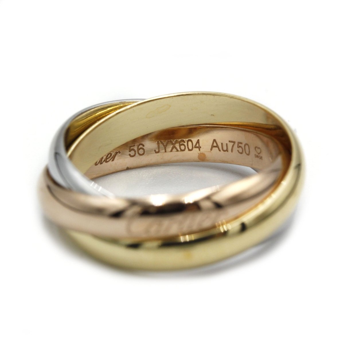 Bague Alliance CARTIER "Trinity" en trois ors - Castafiore