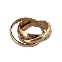 Bague Alliance CARTIER "Trinity" en trois ors - Castafiore