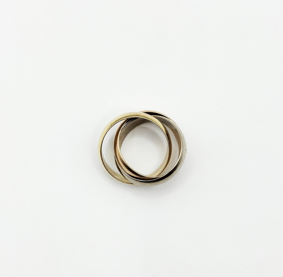 Bague Alliance CARTIER "Trinity" en trois ors - Castafiore