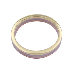 Bague Alliance CARTIER "Vendôme Louis Cartier" en trois ors - Castafiore