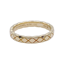 Bague Alliance CHANEL "Coco Crush" en or jaune - Castafiore