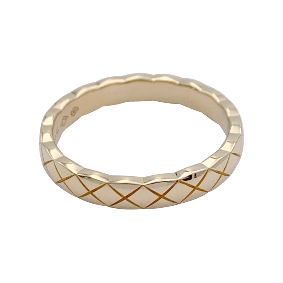 Bague Alliance CHANEL "Coco Crush" en or jaune - Castafiore