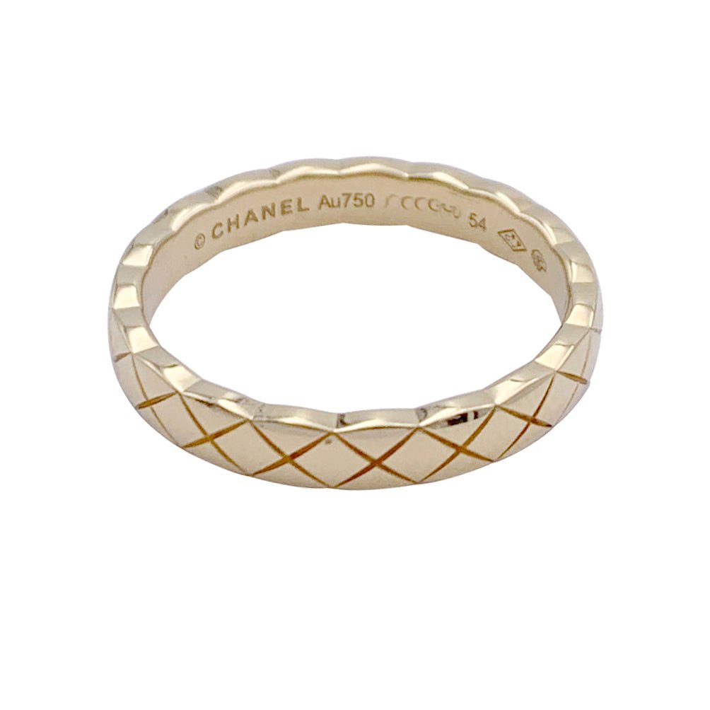Bague Alliance CHANEL "Coco Crush" en or jaune - Castafiore
