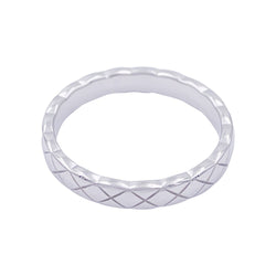 Bague alliance Chanel, "Coco Crush", or blanc. - Castafiore