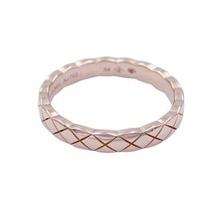 Bague alliance Chanel, "Coco Crush", or rose. - Castafiore