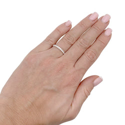 Bague Alliance CHAUMET "Bee my Love" en or blanc et diamants - Castafiore