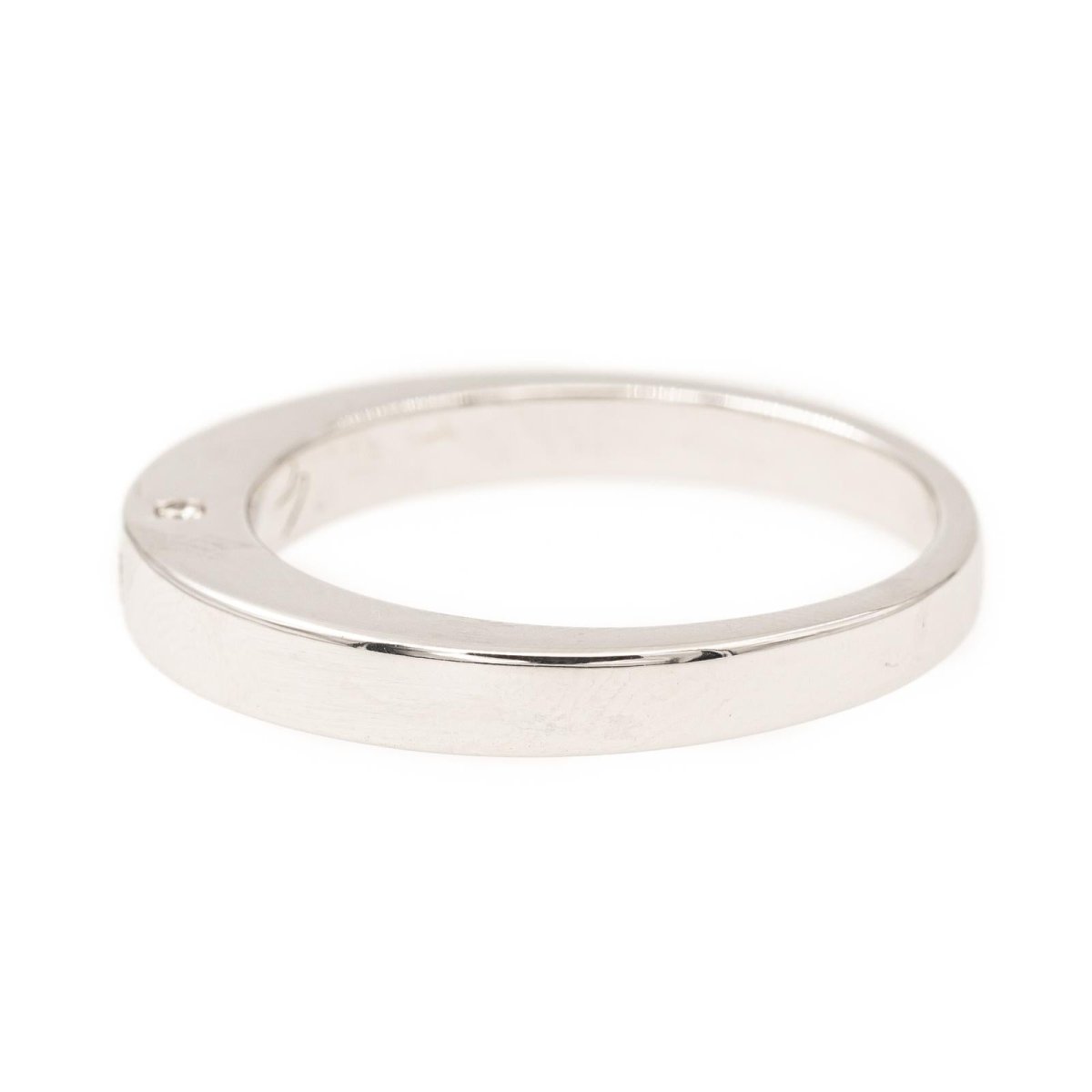 Bague Alliance en or blanc et diamant - Castafiore