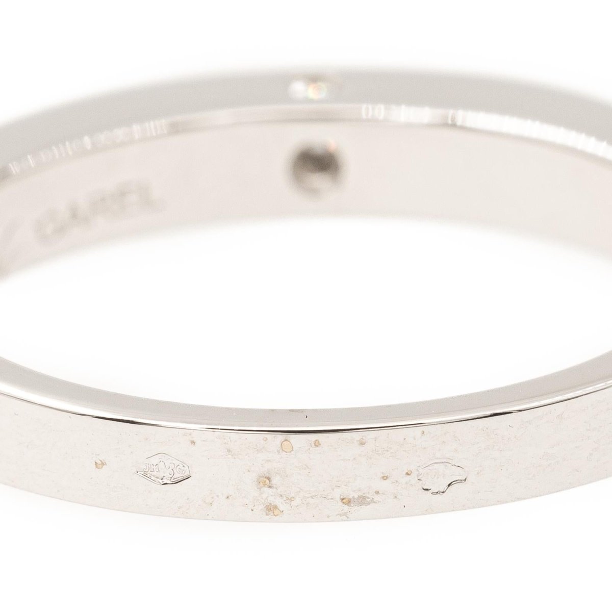 Bague Alliance en or blanc et diamants - Castafiore