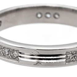 Bague Alliance en or blanc et diamants - Castafiore