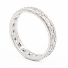 Bague Alliance en or blanc et diamants - Castafiore