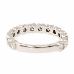 Bague Alliance en or blanc et diamants - Castafiore