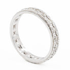 Bague Alliance en or blanc et diamants - Castafiore