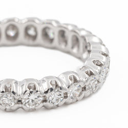 Bague Alliance en or blanc et diamants - Castafiore