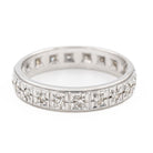 Bague Alliance en or blanc et diamants - Castafiore