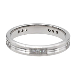 Bague Alliance en or blanc et diamants - Castafiore