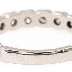 Bague Alliance en or blanc et diamants - Castafiore