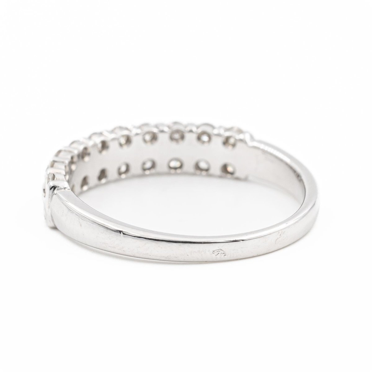 Bague Alliance en or blanc et diamants - Castafiore