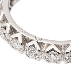 Bague Alliance en or blanc et diamants - Castafiore