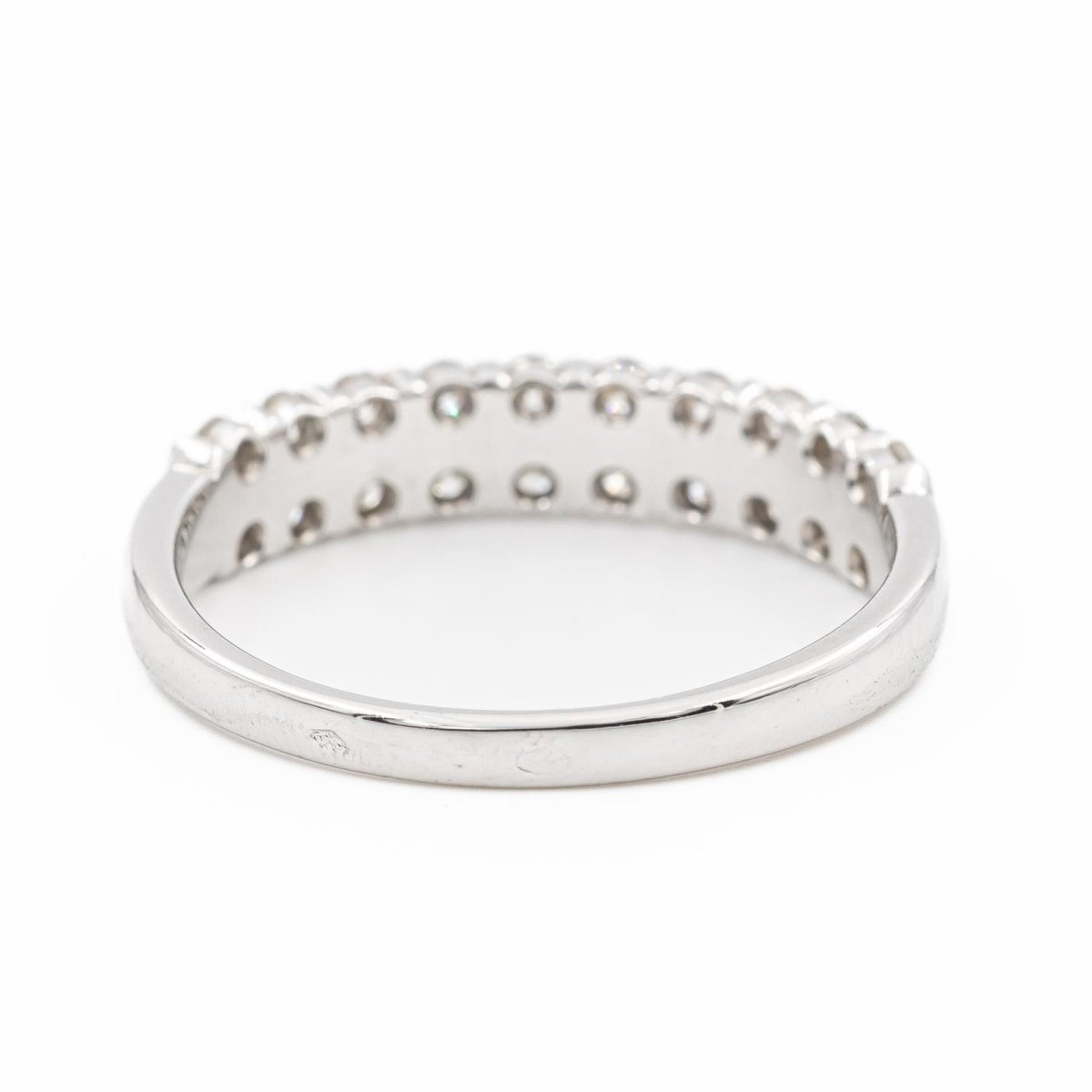 Bague Alliance en or blanc et diamants - Castafiore