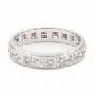 Bague Alliance en or blanc et diamants - Castafiore