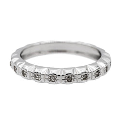 Bague Alliance en or blanc et diamants - Castafiore