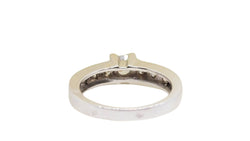 Bague Alliance en or blanc et diamants - Castafiore