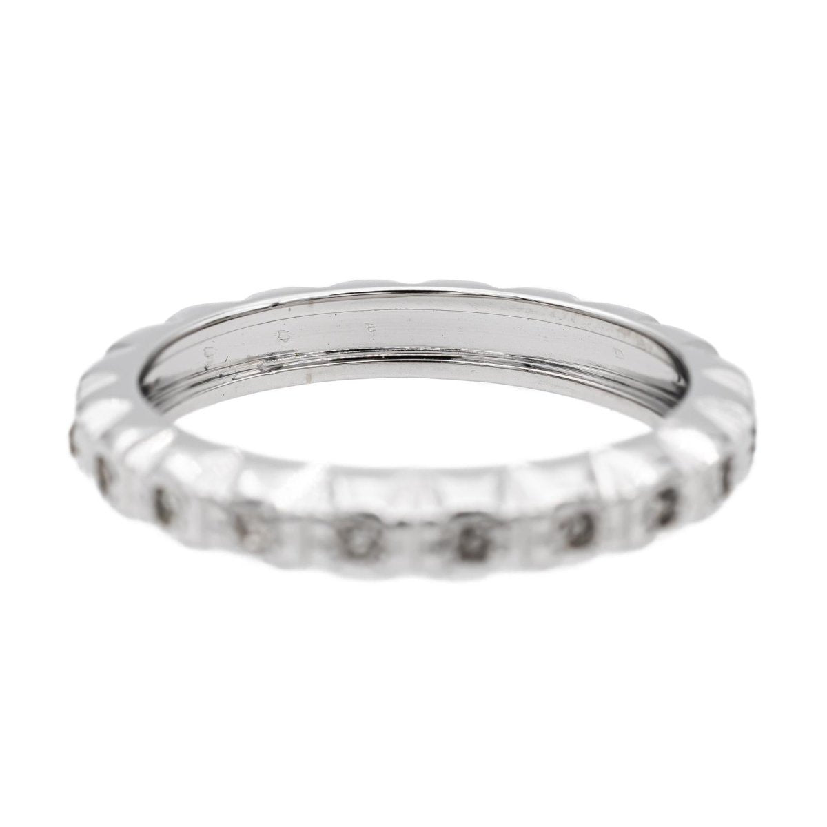 Bague Alliance en or blanc et diamants - Castafiore