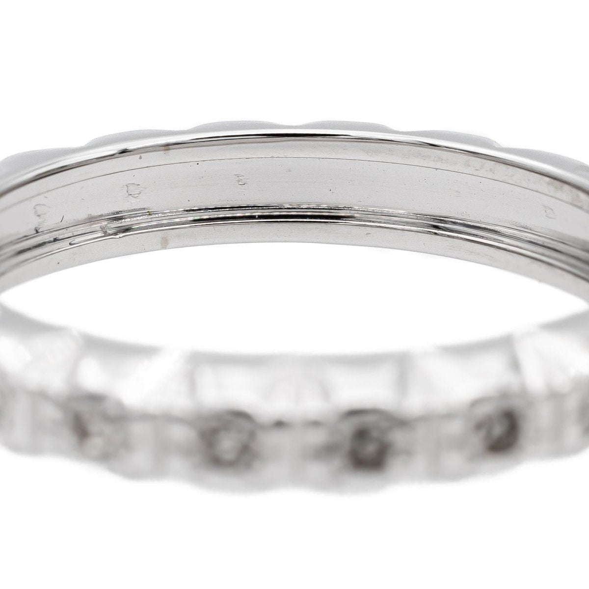 Bague Alliance en or blanc et diamants - Castafiore