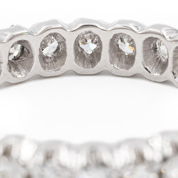 Bague Alliance en or blanc et diamants - Castafiore