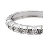 Bague Alliance en or blanc et diamants - Castafiore