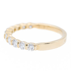 Bague Alliance en or jaune et diamants - Castafiore