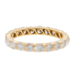 Bague Alliance en or jaune et diamants - Castafiore