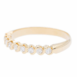 Bague Alliance en or jaune et diamants - Castafiore