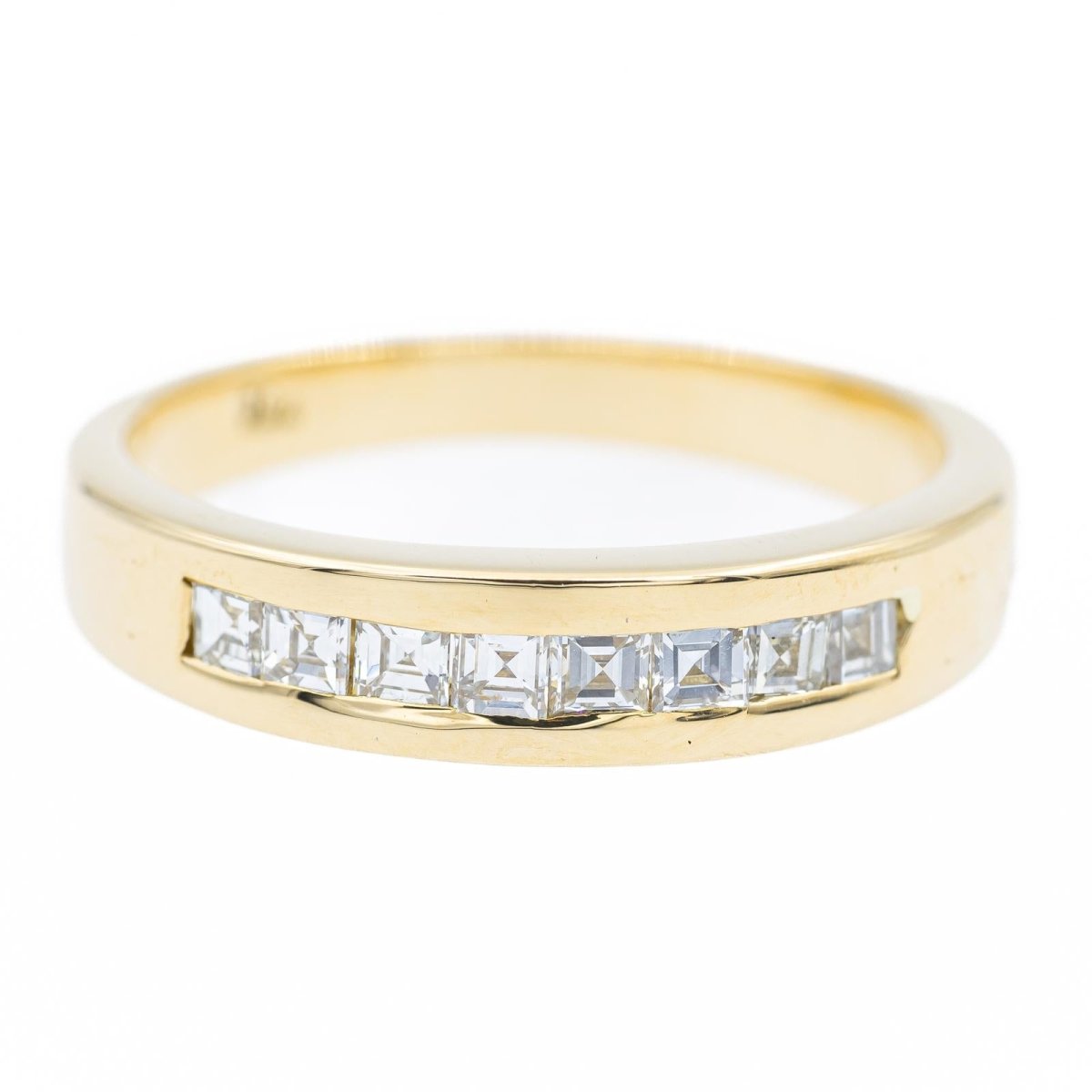 Bague Alliance en or jaune et diamants - Castafiore