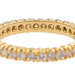 Bague Alliance en or jaune et diamants - Castafiore