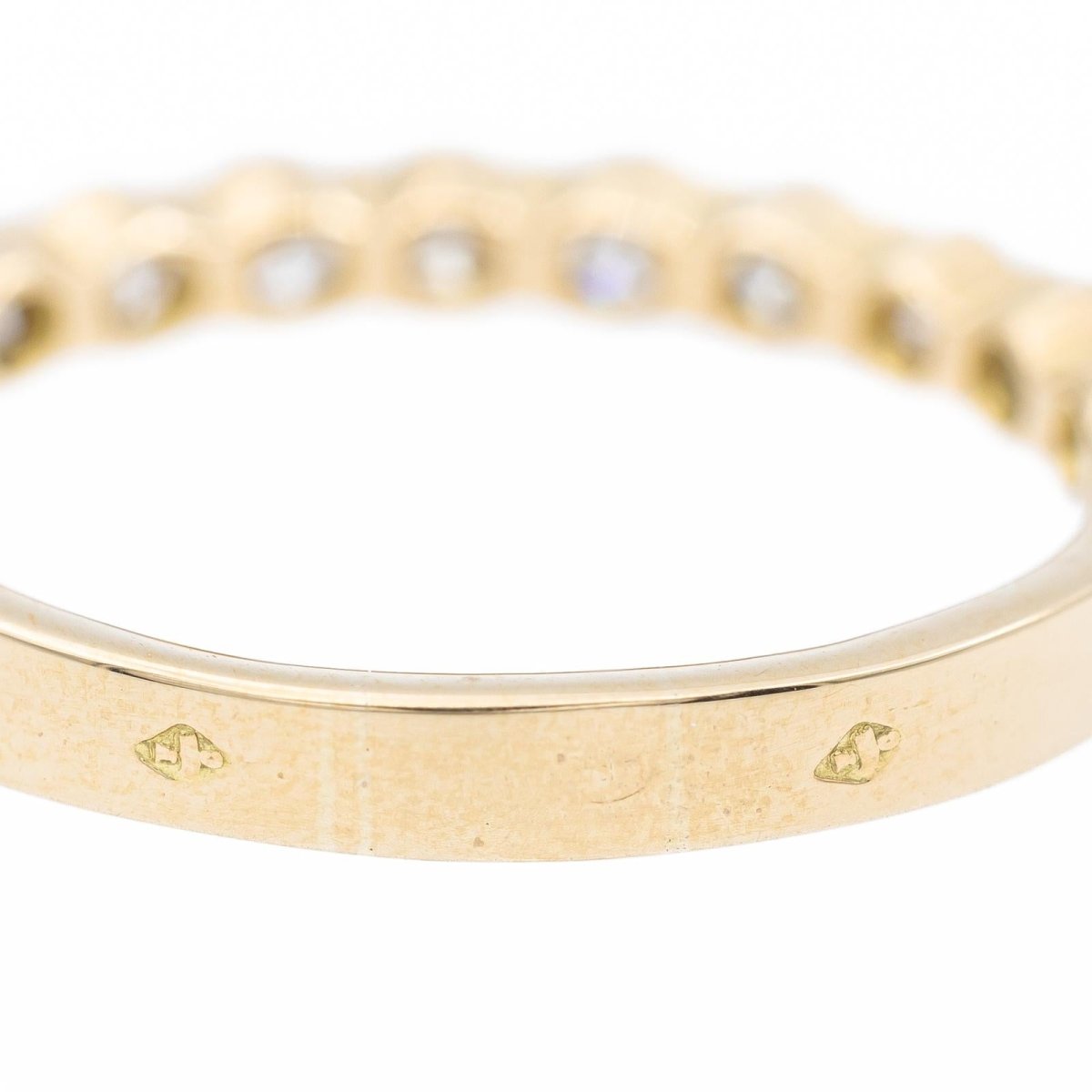 Bague Alliance en or jaune et diamants - Castafiore