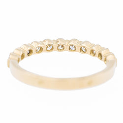 Bague Alliance en or jaune et diamants - Castafiore