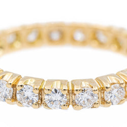 Bague Alliance en or jaune et diamants - Castafiore