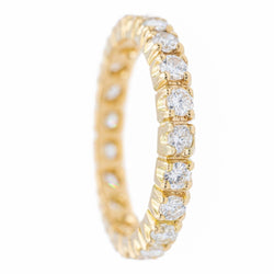 Bague Alliance en or jaune et diamants - Castafiore