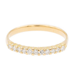 Bague Alliance en or jaune et diamants - Castafiore