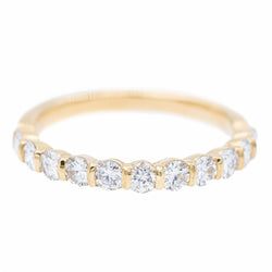 Bague Alliance en or jaune et diamants - Castafiore