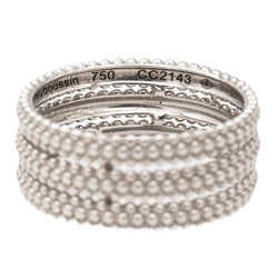 Bague Alliance MAUBOUSSIN "Premier jour" en or blanc - Castafiore