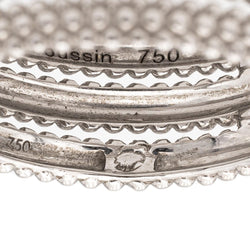 Bague Alliance MAUBOUSSIN "Premier jour" en or blanc - Castafiore