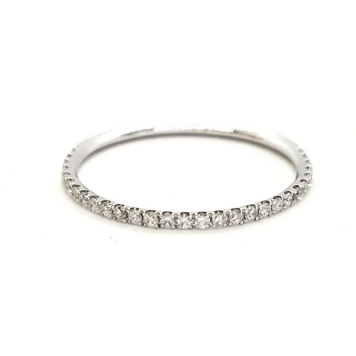 Bague Alliance Or blanc Diamant - Castafiore