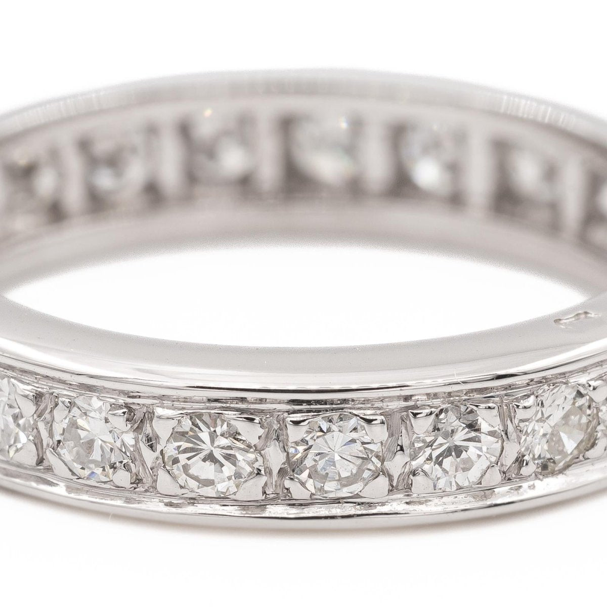 Bague Alliance Or blanc Diamant - Castafiore