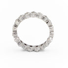 Bague Alliance Or blanc Diamant - Castafiore