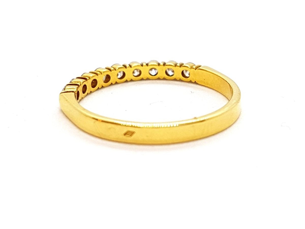 Bague Alliance Or jaune Diamant - Castafiore